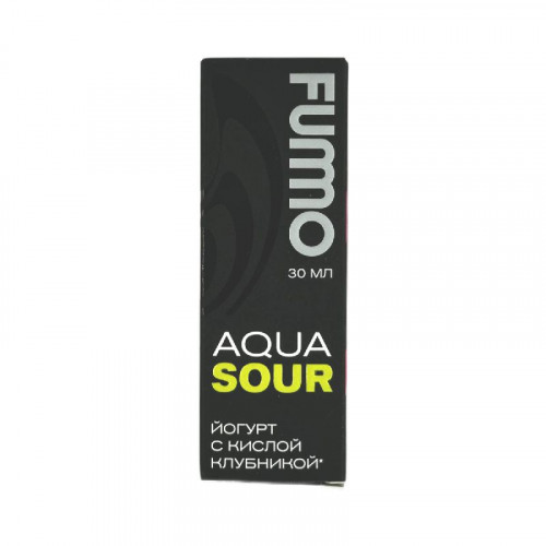 Жидкость FUMMO AQUA SOUR Йогурт С Кислой Клубникой 20mg 30ml